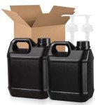 Heavy-Duty 68 oz F-Style Plastic Jugs - 2-Pack