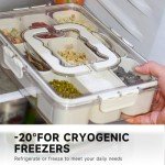 Guermok 9-Compartment Snack Container with Lid