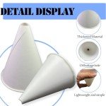100 Disposable Paper Funnels for Oil, 6oz