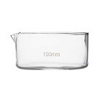 Borosilicate Glass Crystallizing Dish with Spout 300ml