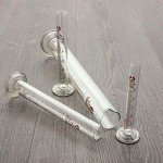 5-Piece Glass Measuring Cylinder Set for Labs