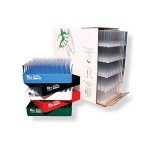 Drosophila Observation Vials - 100 Clear Trays