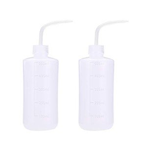 DOWEI 500ml LDPE Squeeze Wash Bottle - 2pcs