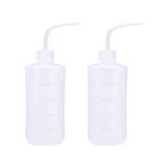 DOWEI 500ml LDPE Squeeze Wash Bottle - 2pcs