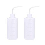 DOWEI 500ml LDPE Squeeze Wash Bottle - 2pcs