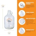 Clear Glass Laundry Detergent Dispenser with Pump