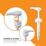 Clear Glass Laundry Detergent Dispenser with Pump