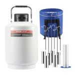 VEVOR 6L Liquid Nitrogen Tank with Carry Bag