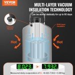 VEVOR 6L Liquid Nitrogen Tank with Carry Bag