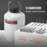 VEVOR 6L Liquid Nitrogen Tank with Carry Bag