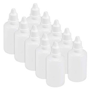 50ml Plastic Squeeze Dropper Bottles - 10 Pack