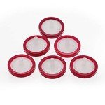 AMTAST 25mm Hydrophobic PVDF Syringe Filters, 0.22um