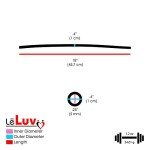 LeLuv Ultima Brass Vacuum Pump Handle with Gauge