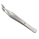 Walter-Carmalt Curved Splinter Forceps, 4.75
