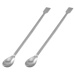 Stainless Steel 30cm Lab Spoons - 2 Pack