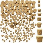 120 Wooden Tapered Cork Stoppers for Bottles