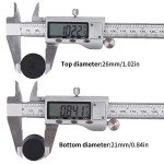 12-Pack Solid Rubber Stoppers Size #4 - Black