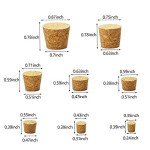 120 Wooden Tapered Cork Stoppers for Bottles