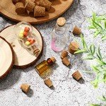 120 Wooden Tapered Cork Stoppers for Bottles