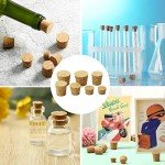 120 Wooden Tapered Cork Stoppers for Bottles