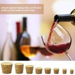 120 Wooden Tapered Cork Stoppers for Bottles