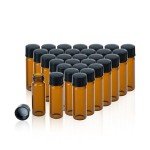 20 Pack of 4ml Amber Glass Sample Vials