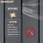 9.8 Ft Door Seal Strip Weather Stripping (Gray)