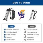 Portable Immersion Water Heater with Thermostat Control