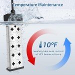 Portable Immersion Water Heater with Thermostat Control