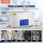 VEVOR 30L Digital Ultrasonic Cleaner with Heater
