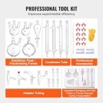 VEVOR 32-Piece Lab Distillation Glassware Kit