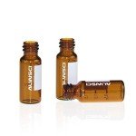 Amber Autosampler Vials for HPLC and GC - 100 pcs