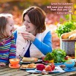 Ice Cream Cups with Lids - 5 oz Set of 6