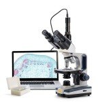SWIFT Trinocular Lab Microscope with 3MP Camera