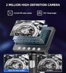 4.3-Inch HD Digital LED Microscope with Rechargeable Battery