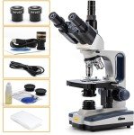 SWIFT Trinocular Lab Microscope with 3MP Camera