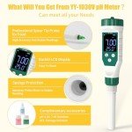 Yewhick High Accuracy Digital pH Meter for Food