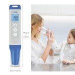 Portable Digital pH Meter with ATC and Calibration