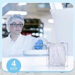 Acrylic Dispenser Set for Lab Supplies - 4 Pcs