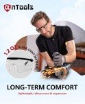 AnTools 2 Pack Clear Safety Glasses with Anti-Fog
