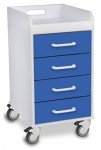 TrippNT Compact Locking Cart with 4 Drawers
