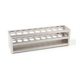 20-Hole Stainless Steel Test Tube Rack