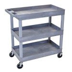 Luxor Gray 32" x 18" Tub Storage Cart