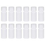 15ml Plastic Lab Reagent Bottles - 12 Pack