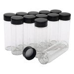 30ml Glass Sample Bottles with Screw Caps - 12PCS