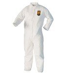 KleenGuard™ A40 White Coveralls, Zipper Front, 2XL