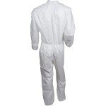 KleenGuard™ A40 White Coveralls, Zipper Front, 2XL
