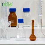 1000ml Glass Erlenmeyer Flask Set with Blue Caps