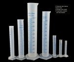 Blue Line Graduated Measuring Cylinder Set - 7 Pack