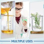 20-Piece Heavy Duty Glass Beaker Set, 50 ml